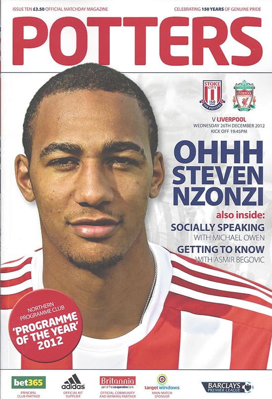 Stoke City FC v Liverpool FC